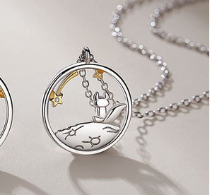 Buy Silver Plated Prince and the Fox Couples Necklaces and get Free Shipping Australia Wide |  | Buy Confidently from Smart Sales Australia