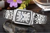 Buy Elegant Silver Rectangular Couples Watches CHENXI and get Free Shipping Australia Wide |  | Buy Confidently from Smart Sales Australia
