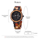 Buy BOBO BIRD Couple Wooden Watch Luxury Brand Wood Timepieces Week Date Display Quartz Watches for Men Women Customized Family Gift and get Free Shipping Australia Wide |  | Buy Confidently from Smart Sales Australia
