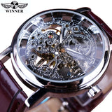 Buy Mens Mechanical Skeleton Watch - Luxury Transparent Leather Design and get Free Shipping Australia Wide |  | Buy Confidently from Smart Sales Australia