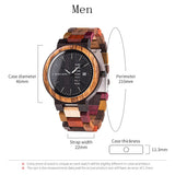 Buy BOBO BIRD Couple Wooden Watch Luxury Brand Wood Timepieces Week Date Display Quartz Watches for Men Women Customized Family Gift and get Free Shipping Australia Wide |  | Buy Confidently from Smart Sales Australia