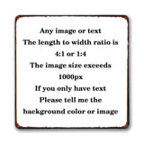 Portrait metal sign template listing image ratio and resolution requirements