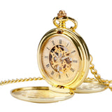 Pocket Watch — Gold on Chain