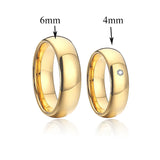 Rose gold wedding rings with silver crystal band and Faith Love Hope engraving detail
