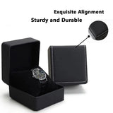 Buy Black Single Watch Gift Box - PU Leather Display Case Organiser and get Free Shipping Australia Wide |  | Buy Confidently from Smart Sales Australia