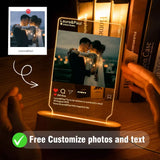 Buy Custom 3D Etched Photo Lamp - Wooden Base Couples Night Light and get Free Shipping Australia Wide |  | Buy Confidently from Smart Sales Australia