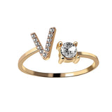 Buy Initial Adjustable Ring - Personalized Zircon Letter Jewelry Band and get Free Shipping Australia Wide |  | Buy Confidently from Smart Sales Australia