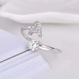 Buy Initial Adjustable Ring - Personalized Zircon Letter Jewelry Band and get Free Shipping Australia Wide |  | Buy Confidently from Smart Sales Australia