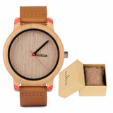Buy Wooden Watches for Men & Women - Handmade Leather Strap Quartz Gift and get Free Shipping Australia Wide | Bamboo Watch | Buy Confidently from Smart Sales Australia
