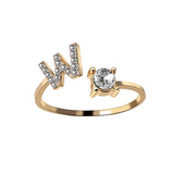 Buy Initial Adjustable Ring - Personalized Zircon Letter Jewelry Band and get Free Shipping Australia Wide |  | Buy Confidently from Smart Sales Australia