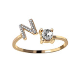 Buy Initial Adjustable Ring - Personalized Zircon Letter Jewelry Band and get Free Shipping Australia Wide |  | Buy Confidently from Smart Sales Australia