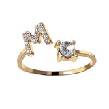 Buy Initial Adjustable Ring - Personalized Zircon Letter Jewelry Band and get Free Shipping Australia Wide |  | Buy Confidently from Smart Sales Australia