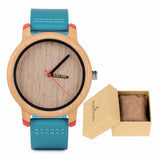Buy Wooden Watches for Men & Women - Handmade Leather Strap Quartz Gift and get Free Shipping Australia Wide | Bamboo Watch | Buy Confidently from Smart Sales Australia