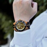 Buy Men's Wooden Mechanical Watch - Luxury Automatic Luminous Clock and get Free Shipping Australia Wide |  | Buy Confidently from Smart Sales Australia