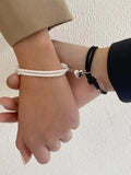 Buy Unique His and Hers Magnetic Heart Bracelet - Woven Rope Set Duo and get Free Shipping Australia Wide |  | Buy Confidently from Smart Sales Australia