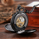 Buy Double Face Mechanical Pocket Watch - Hollow Roman Numeral and get Free Shipping Australia Wide |  | Buy Confidently from Smart Sales Australia