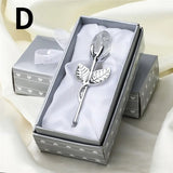 Buy Ruby Red Crystal Glass Rose - Silver Stem Couples Keepsake Gift and get Free Shipping Australia Wide |  | Buy Confidently from Smart Sales Australia