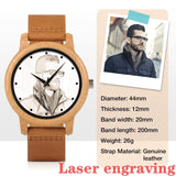 Buy Engraved Wooden Watch for Men - Personalised Custom Photo Gift Set and get Free Shipping Australia Wide | Wooden Watch | Buy Confidently from Smart Sales Australia
