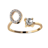 Buy Initial Adjustable Ring - Personalized Zircon Letter Jewelry Band and get Free Shipping Australia Wide |  | Buy Confidently from Smart Sales Australia