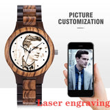 Buy Engraved Wooden Watch for Men - Personalised Custom Photo Gift Set and get Free Shipping Australia Wide | Wooden Watch | Buy Confidently from Smart Sales Australia