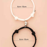 Buy Unique His and Hers Magnetic Heart Bracelet - Woven Rope Set Duo and get Free Shipping Australia Wide |  | Buy Confidently from Smart Sales Australia
