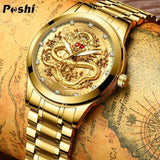 Buy Men's Gold Dragon Watch - Luxury Stainless Steel Waterproof Quartz and get Free Shipping Australia Wide |  | Buy Confidently from Smart Sales Australia