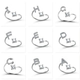 Buy Initial Adjustable Ring - Personalized Zircon Letter Jewelry Band and get Free Shipping Australia Wide |  | Buy Confidently from Smart Sales Australia