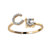 Buy Initial Adjustable Ring - Personalized Zircon Letter Jewelry Band and get Free Shipping Australia Wide |  | Buy Confidently from Smart Sales Australia