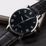Buy Men's Business Wrist Watch - Casual Leather Strap Quartz Clock and get Free Shipping Australia Wide | Leather Band | Buy Confidently from Smart Sales Australia