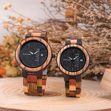 Buy BOBO BIRD Couple Wooden Watch Luxury Brand Wood Timepieces Week Date Display Quartz Watches for Men Women Customized Family Gift and get Free Shipping Australia Wide |  | Buy Confidently from Smart Sales Australia