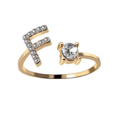 Buy Initial Adjustable Ring - Personalized Zircon Letter Jewelry Band and get Free Shipping Australia Wide |  | Buy Confidently from Smart Sales Australia