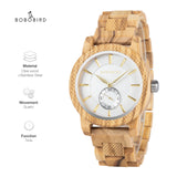Buy Men's Wooden Watch - Luxury Wood Quartz Wristwatch with Week Date and get Free Shipping Australia Wide |  | Buy Confidently from Smart Sales Australia
