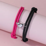 Buy Unique His and Hers Magnetic Heart Bracelet - Woven Rope Set Duo and get Free Shipping Australia Wide |  | Buy Confidently from Smart Sales Australia