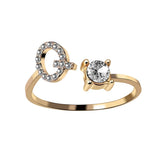 Buy Initial Adjustable Ring - Personalized Zircon Letter Jewelry Band and get Free Shipping Australia Wide |  | Buy Confidently from Smart Sales Australia