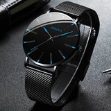Buy Ultra-thin Men's Business Watch - Milanese Steel Mesh Quartz Gift and get Free Shipping Australia Wide |  | Buy Confidently from Smart Sales Australia