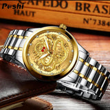 Buy Men's Gold Dragon Watch - Luxury Stainless Steel Waterproof Quartz and get Free Shipping Australia Wide |  | Buy Confidently from Smart Sales Australia