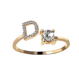 Buy Initial Adjustable Ring - Personalized Zircon Letter Jewelry Band and get Free Shipping Australia Wide |  | Buy Confidently from Smart Sales Australia