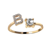 Buy Initial Adjustable Ring - Personalized Zircon Letter Jewelry Band and get Free Shipping Australia Wide |  | Buy Confidently from Smart Sales Australia