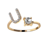 Buy Initial Adjustable Ring - Personalized Zircon Letter Jewelry Band and get Free Shipping Australia Wide |  | Buy Confidently from Smart Sales Australia