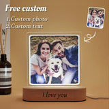 Buy Custom 3D Etched Photo Lamp - Wooden Base Couples Night Light and get Free Shipping Australia Wide |  | Buy Confidently from Smart Sales Australia