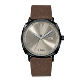 Buy TOMI Men's Watch Minimalist Fashion Sports Watch Calendar Leather Casual Quartz Watch and get Free Shipping Australia Wide |  | Buy Confidently from Smart Sales Australia