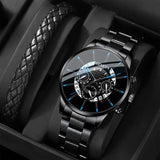 Buy Men's Stainless Steel Watch - Luxury Quartz Business Calendar Clock and get Free Shipping Australia Wide |  | Buy Confidently from Smart Sales Australia