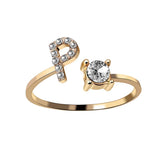 Buy Initial Adjustable Ring - Personalized Zircon Letter Jewelry Band and get Free Shipping Australia Wide |  | Buy Confidently from Smart Sales Australia