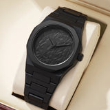 Buy Stealth Matching Couples Arabic Watch - His and Hers Black Steel and get Free Shipping Australia Wide | Wooden Watch | Buy Confidently from Smart Sales Australia