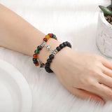 Buy His and Hers Magnetic Heart Bracelet - Matte Stone Bead Set Duo and get Free Shipping Australia Wide |  | Buy Confidently from Smart Sales Australia