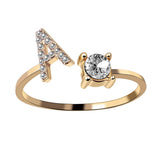 Buy Initial Adjustable Ring - Personalized Zircon Letter Jewelry Band and get Free Shipping Australia Wide |  | Buy Confidently from Smart Sales Australia