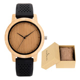 Buy Wooden Watches for Men & Women - Handmade Leather Strap Quartz Gift and get Free Shipping Australia Wide | Bamboo Watch | Buy Confidently from Smart Sales Australia
