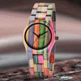 Buy Handmade Colorful Bamboo Wood Watch - Men's & Women's Quartz Clock and get Free Shipping Australia Wide | Wooden Watch | Buy Confidently from Smart Sales Australia