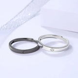 Buy Crystal Angel Demon Couple Rings - Adjustable Fashion Wings Jewelry and get Free Shipping Australia Wide | Silver Ring | Buy Confidently from Smart Sales Australia