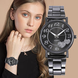 Buy Luxury Heart Rhinestone Stainless Steel Watch for Her and get Free Shipping Australia Wide |  | Buy Confidently from Smart Sales Australia